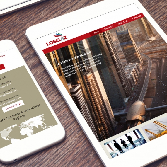 LOSGAZ - responsive Website Design - lamont
